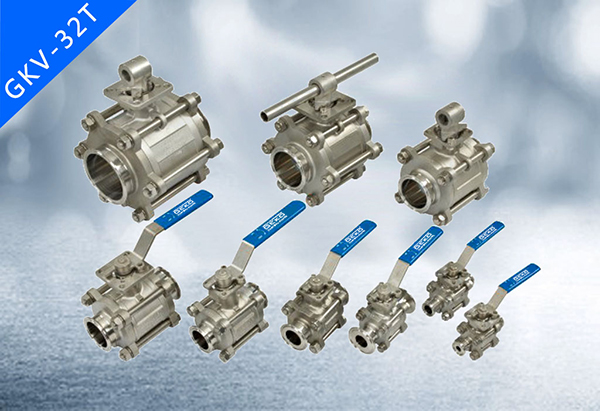GKV-32T HIGH PURITY CLEAN BALL VALVE