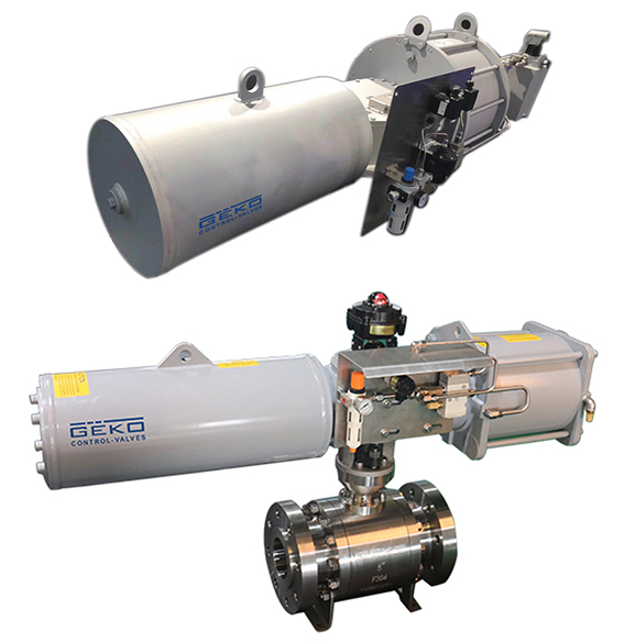 Large torque pneumatic actuator